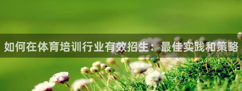 耀世集团小视频：如何在体育培训行业有效招生：最佳实践