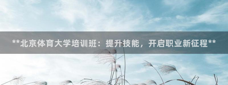 耀世娱乐辅助软件下载安装：**北京体育大学培训班：提
