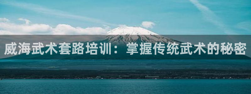 耀世娱乐怎么注册不了：威海武术套路培训：掌握传统武术